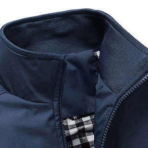 Latest Design <b>Men's</b> Stand Bomber Jackets High Quality Solid Color Windbreaker Custom Made Front <b>Winter</b> Wear Eco-Friendly Heated - Product Image 4