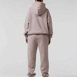 Chándal Informal de Invierno con Capucha para Mujer, Talla Personalizada, de Alta Calidad, con Tela 100% Algodón - Product Image 3