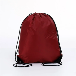 Custom Portable Polyester Drawstring Bag for Gym Sports <b>Adjustable</b> <b>Strap</b> Multi-Functional Travel Outdoor Sports - Product Image 2