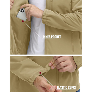 Factory Made <b>Long</b> Sleeves <b>Men</b> Softshell <b>Jacket</b> for Sale Winter Fashion <b>Men</b> Softshell <b>Jacket</b> for Outdoor Usage OEM Serviced - Product Image 4