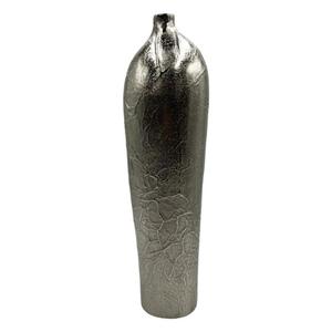 Vase à fleurs et pot sur pied, grand, argenté, pour décoration d'événements, idées de décoration, vase moderne fait main pour plantes artificielles - Product Image 1