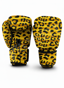 Custom Made Leopard Design Boxing <b>Gloves</b> PU Leather MMA Training Sparring <b>Gloves</b> Fitness Punching Bag Custom Logo Design <b>Gloves</b> - Product Image 5