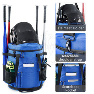 Bolsa de deporte con ruedas y múltiples compartimentos para béisbol, con asa y gran espacio de almacenamiento para viajes en equipo y eventos al aire libre. - Product Image 6