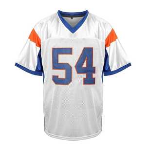 Camiseta de Fútbol Americano con Cuello en V para Hombre, Manga Corta, Número 54, Estampado, Poliéster, Ropa Deportiva, Talla Grande - Product Image 1