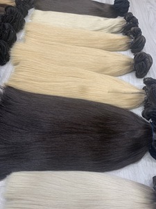 Extensiones de cabello humano Remy vietnamita Super Estilos Trama atada a mano Sin desprendimiento Sin enredos - Product Image 3