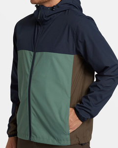 Custom Outdoor Mens Waterproof Jackets Lightweight Raincoat Full Zip Water Resistant Jacket Breathable Hooded <b>Coat</b> for Hiking - Product Image 5