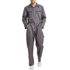 100% Cotton Industrial Factory Worker Technician Working Uniform For <b>Men</b> Custom Electrician Safety Work <b>Overalls</b> Work Wears - Product Image 4