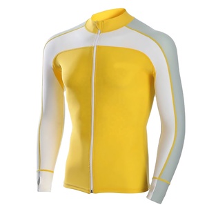 Camisas de compresión de manga larga para hombre, ropa de gimnasio para surfear, con logotipo personalizado, BJJ, protector contra sarpullido, sublimación, OEM - Product Image 1