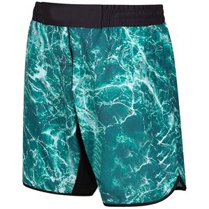Shorts de compression imprimés à séchage rapide pour hommes, coupe classique, motif marbré vert, pour arts martiaux, adultes - Product Image 5
