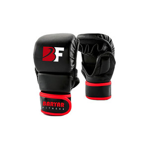 Guantes de Boxeo Muay Thai MMA de Medio Dedo, Precio al por Mayor, Guantes de MMA de Cuero PU Real para Venta en Línea - Product Image 3