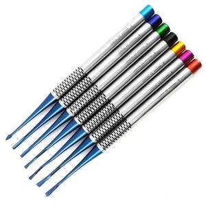 Kit d'instruments dentaires professionnels de 7 pièces en acier inoxydable pour extraction dentaire manuelle réutilisable - Product Image 2