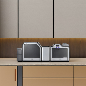 HID Fargo HDP5000e Dual Side ID <b>Card</b> <b>Printer</b> With Lamination | High Definition (HDP) PVC & Smart <b>Card</b> Printing Machine - Product Image 1