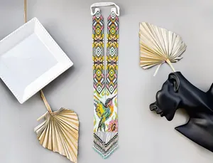 MEJOR OFERTA Collar de colibrí con cuentas, joyería de animales tropicales, collar único hecho a mano, llamativo, brillante y divertido para el verano - Product Image 6