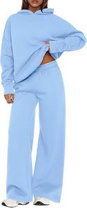 Ensemble de survêtement à capuche oversize pour femme en polaire premium, ensemble athleisure pour femme - Product Image 1