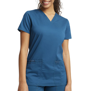 Ensemble de blouses médicales unisexe en coton extensible 4 directions, imperméables, pour usage hospitalier avec détection d'aiguilles - Product Image 2