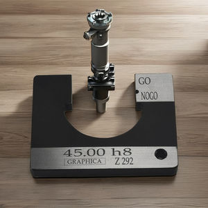 Calibrador de ajuste rápido, tipo C de un solo extremo, de 1 mm a 1000 mm, calibración GO NOGO, ISO 9001, acero de carburo para medición de diámetro exterior - Product Image 2