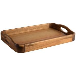 Bandeja de Servir de Madera Hecha a Mano Personalizada |   Mesa de Centro Moderna de Lujo con Bandeja Otomana |   Regalo Personalizado, Té para el Desayuno y Aperitivos - Product Image 2