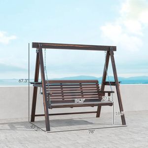 Sedia a Dondolo da Giardino in Metallo Contemporaneo per Soggiorno, Parco, Ristorante e Hotel - Product Image 3