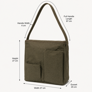 Sac fourre-tout de voyage pour femmes, 390 GSM, coton biologique GOTS, toile épaisse, fermeture à glissière, 27x27x20 cm, logo personnalisé, vente en gros, OEM - Product Image 2