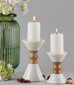 Premium <b>Marble</b> <b>Candle</b> Stand Holder Decorative Table Centerpiece Handmade Stone <b>Candle</b> Holder for Home Decor Dining Table Decor - Product Image 1