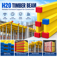 Poutre de construction professionnelle en bois H20, poutre de coffrage en bois, poutre de support en épicéa LVL pour projets d'ingénierie en béton