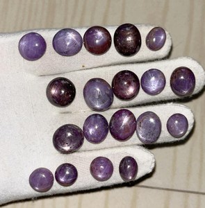 Mayorista Directo de Fábrica: Cabujones de Rubí Estrella Natural, Piedras Preciosas Sueltas de Tamaños Variados para Anillos y Colgantes - Product Image 3