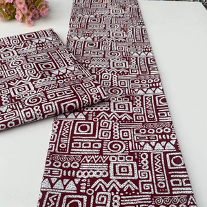 Premium African Wax Print Cotton Fabric Multicolor Design for Fashion Clothing Sewing Mozambique - Product Image 1