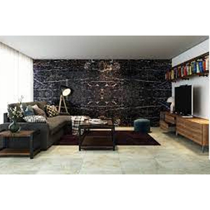 High Gloss Indian Black <b>Granite</b> Swirl Sea Forest Tile for Residential and Commercial Projects - Product Image 3
