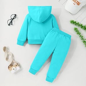 Vêtements pour enfants en gros, personnalisables, ensemble deux pièces pour le quotidien, l'école, les loisirs et le sport - Product Image 3