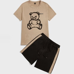 Conjunto de Ropa de Verano de Dos Piezas Personalizado, Camisetas de Manga Corta Delgadas, Conjuntos de Dos Piezas para Hombre con Calidad Premium - Product Image 1