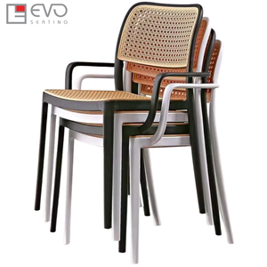 Modern Plastic <b>Chairs</b> for Hotels Offices and Dining Areas with Lightweight Structure and Comfortable Seating - Product Image 3