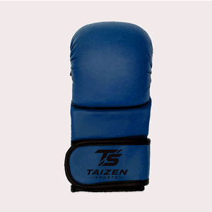 Gants de grappling personnalisés en gros, en cuir PU, anti-humidité, avec fermeture auto-agrippante, pour arts martiaux, haute qualité - Product Image 1