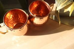Moscow Mule <b>Mug</b> 100% Copper Pure Copper <b>Mug</b> High Quality Travel <b>Mug</b>, Digital Printed <b>Mug</b> , Flower Design Printed - Product Image 4