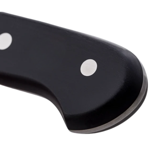 Ensemble de 4 couteaux à steak de qualité supérieure avec lames courbées en acier inoxydable, manches à triple rivets bleu marine pour la restauration et la viande - Product Image 5
