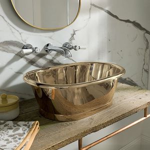 Handcrafted Brass Wash <b>Basin</b> Luxury Bathroom Countertop Vanity Sink Premium Decorative Durable Hotel Residential Interior Collec - Product Image 3