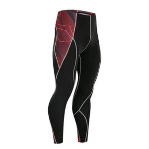 Men Quick Dry Gym Clothing Set Fitness Compression T Shirt & <b>Pants</b> Suit Men Bodybuilding Gym Compression Sets - Product Image 1