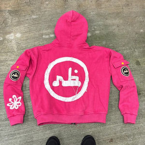 Nouvelle collection OEM : Survêtement en coton épais avec patch brodé et broderie effet vieilli pour hommes - Product Image 6