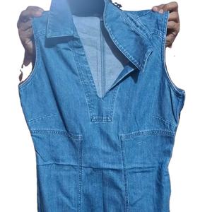 Vestido Vaquero de Cintura Alta, Transpirable, sin Espalda, Estilo Dulce, Holgado, Informal, de Moda para Mujer, para Primavera y Otoño - Product Image 6