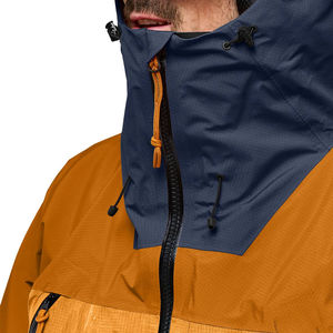<b>Men's</b> Winter Thick Zipper Canvas Windbreaker <b>Jacket</b> Waterproof & Breathable Hooded with Pattern for <b>Cycling</b> Running OEM Service - Product Image 6