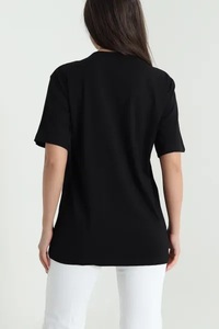 เสื้อยืดเอเวอร์โกลว์ มินิมอลลิสต์ คอกลม สีพื้น ระบายอากาศได้ดี เป็นมิตรกับสิ่งแวดล้อม ไซส์พลัส ผ้าโพลีเอสเตอร์/คอตตอนเจอร์ซีย์ สำหรับผู้หญิง สไตล์ลำลอง ฤดูใบไม้ร่วง - Product Image 5