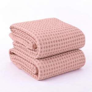 ผ้าขนหนูอาบน้ำ Wildrose Aura Waffle Weave 100% คอตตอน เนื้อนุ่ม น้ำหนักเบา แห้งเร็ว ผ้าขนหนูสปาสุดหรู - Product Image 4