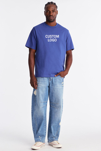 T-shirt pour homme en coton 100% - 280 g/m² - Écologique - Séchage rapide - Respirant - Coupe ample - Manches courtes - Personnalisable - Product Image 2