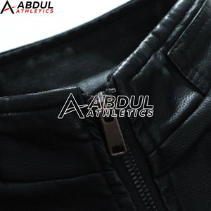 Chaqueta de Cuero para Hombre 2026, Estilo Motero Moderno, Corte Ajustado, Cuero Genuino, Ideal para Moda Urbana y Uso Casual - Product Image 4