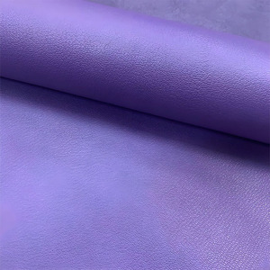 Soft Smooth Leather <b>Sheets</b> for DIY Projects and Interior Design Accessories in Elegant Vibrant Solid Colors and Fine Texture - Product Image 5