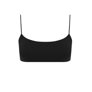 Cómoda Camiseta sin Mangas de Algodón Acanalado para Mujer, Estilo Moderno y a la Moda, Tejido de Algodón Acanalado, Camiseta sin Mangas para Mujer - Product Image 3