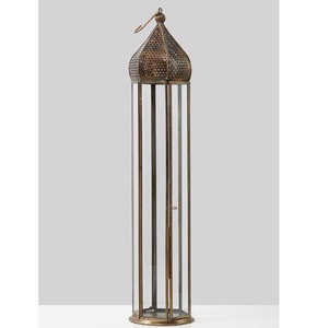 High Quality Durable Black Metal <b>Lantern</b> <b>Candle</b> Holder Home Decor for Wedding Christmas Valentine's Day Modern Design Customized - Product Image 5