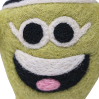 Jouet monstre fait main en feutre aiguilleté, figurine alien mignonne en feutre de laine écologique, peluche de dessin animé, couleurs personnalisables, 2-4 ans