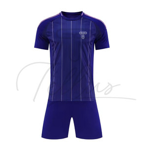 2026 High Quality Soccer Uniform Polyester Made Round Neck Soccer Jersey With Shorts Football Uniform With Customized Team <b>Name</b> - Product Image 3