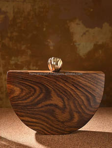 Vintage Bohemian Style Wooden Landscape Pattern Customized Designs <b>Clutch</b> Purses Bridal Handbags for <b>Wedding</b> Party Bulk Orders - Product Image 3