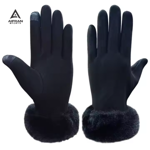 Guantes de Invierno de Terciopelo para Mujer AIFRAN, Guantes Térmicos con Forro Polar, Resistentes al Viento, con Pantalla Táctil, Logotipo Personalizado, Venta al Por Mayor - Product Image 2
